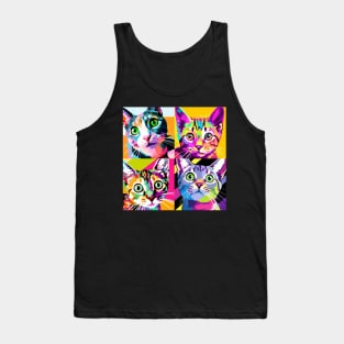 Pixie-bob Pop Art - Cat Lover Gift Tank Top